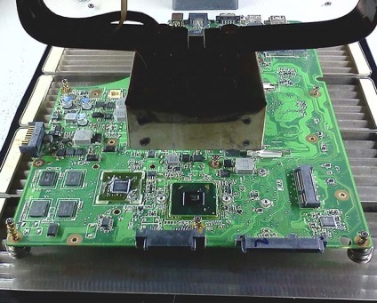 Cum se schimbă chipset-ul și alte chips-uri în laptop?