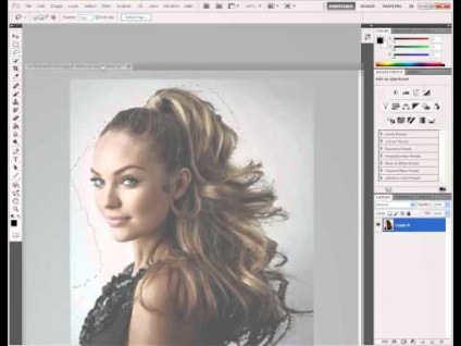 Cum se face curat părul în Photoshop
