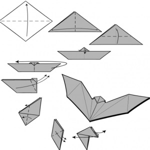 Mouse-ul volatil din hârtie - noi stăpânim tehnica origami