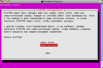 Configurarea unui server ftp de acasă •