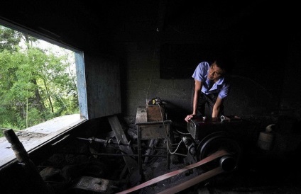 Cabină periculoasă în satul chinezesc