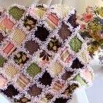 Patchwork mozaic, ușor, pentru începători, pasi frumos, modele, modele, pătură