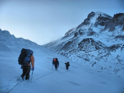 Mișcarea pe zăpadă în munți, secțiunea de alpinism Kryvbasalp