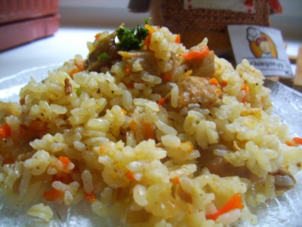 Pilaf de la pui ca real - retete simple