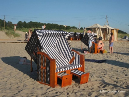 Strand a borostyán - „kék zászló” tenger, strand, parkoló, árak, szállodák