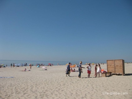 Strand a borostyán - „kék zászló” tenger, strand, parkoló, árak, szállodák