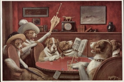 Póker kutyák ötletes mese Cassius Coolidge