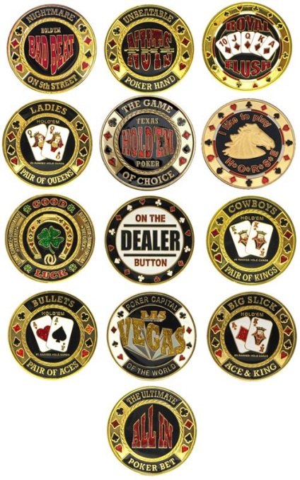 Talismanii de poker (talisman de poker) sau cum se numesc paznici de carti (carti de joc)