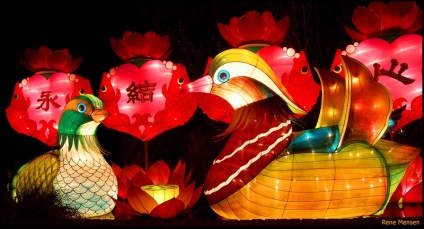 Lámpás Fesztivál Kínában, a legendás kínai