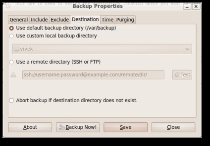 Simplă copie de siguranță a ubuntu cu sbackup