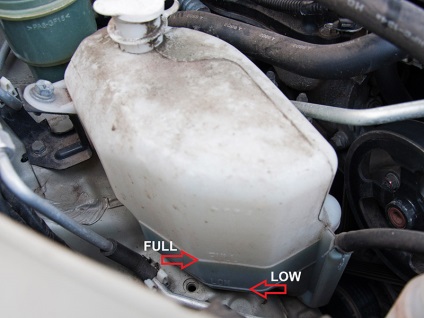 Verificarea nivelului, completarea și înlocuirea lichidului de răcire al motorului mitsubishi outlander xl 2007