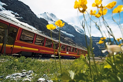 Călătorește în Elveția cu trenul, rambler