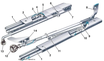 Repararea și înlocuirea scaunelor auto VAZ 2107 (injector)