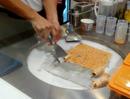 Roll jégkrém, hogyan kell főzni, gastrofood - fagyasztók és fagylalt összetevők