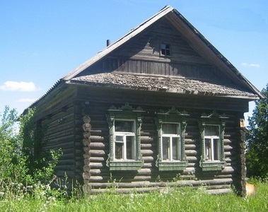 Cabana rusă trage în etape - cum să desenezi în etape o casă rusă în interiorul unui creion