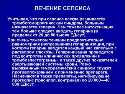 Sepsis - ceea ce este, simptomele, tratamentul, cauzele, prognosticul, rezultatul, speranța de viață