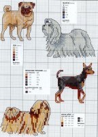 Câini - pagina 4, modele gratuite de cusături încrucișate
