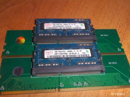 Sodimm ddr3 în clipul unui ochi pe care îl transformăm, transformăm în dimm ddr3