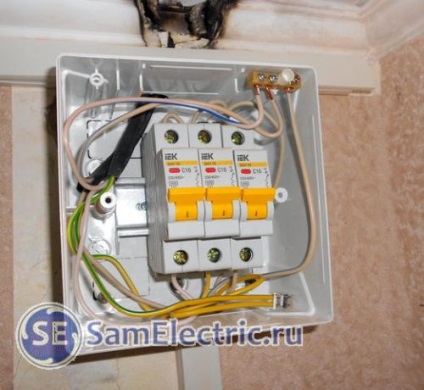 Conectați firele la cablajul electric de la domiciliu