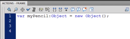 Creați un obiect actionscript 3