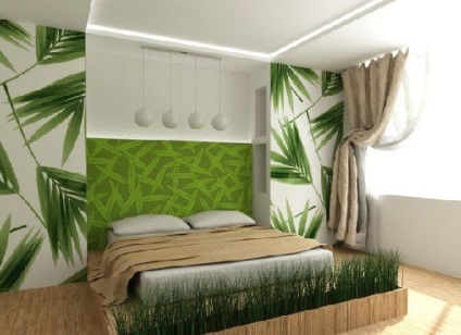 Diverse elemente de design verde, design interior