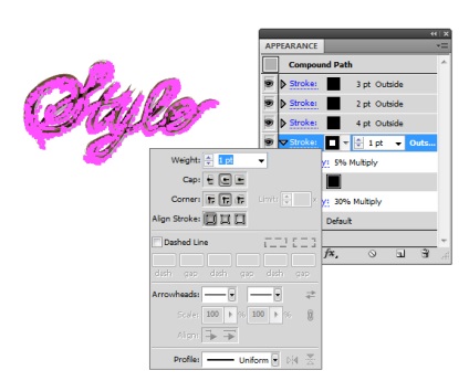 Stílusos vektor címke Adobe Illustrator
