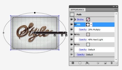 Stílusos vektor címke Adobe Illustrator