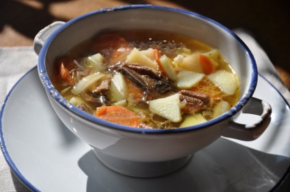Érdesnyelű tinóru leves, recept