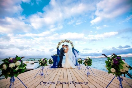 Esküvő Krímben, dekoráció, esküvői Oroszországban és a FÁK