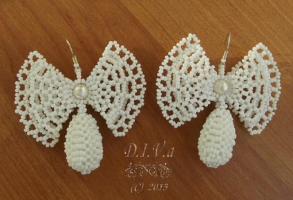 Schema de cercei fluture populare, totul despre margele și beadwork