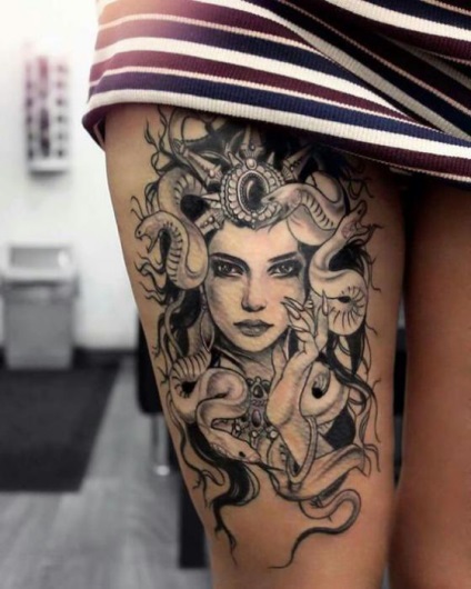 Medusa tatuaj gorgon valoare, locație, selecție de model