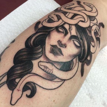 Medusa tatuaj gorgon valoare, locație, selecție de model