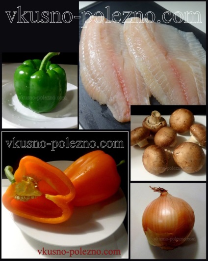 Tilapia cu legume și ciuperci, gustoase și utile (vip)