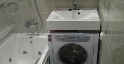 Instalarea mașinii de spălat sub instrucțiunea video pentru chiuveta de instalare și fotografie