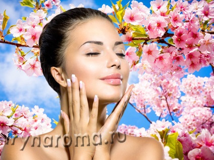 Îngrijirea feței în primăvară, parfumuri și flori pentru frumusețea sănătății