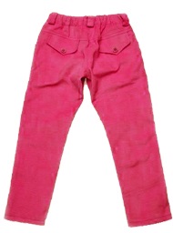 Model pentru pantaloni pentru o fata din catifea in format pdf pentru varstele de la 2 la 9 ani