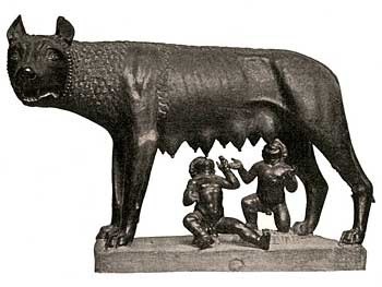 Melyik river király Amulius elrendelte, hogy dobja a csecsemők Romulus és Remus
