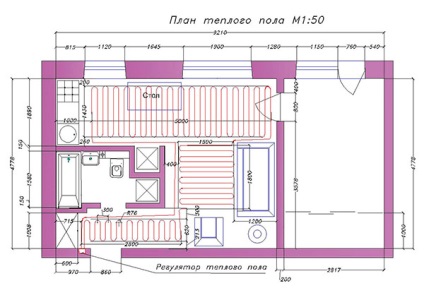 Hűtő felett padlófűtés, hogy szenved ezen a környéken