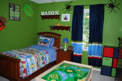 Camera verde pentru copii - o opțiune universală pentru orice copil