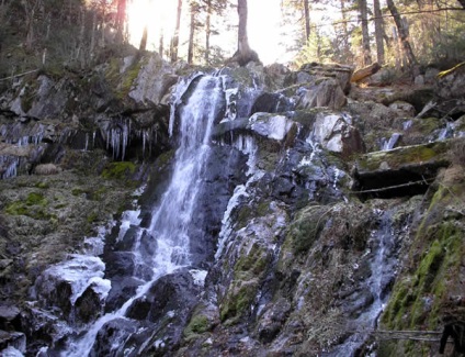 Alekseevsky Falls, blogul pustnicului