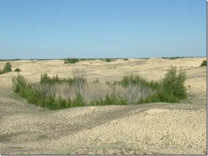 Aleshkovskie nisip - cel mai mare deșert al Europei