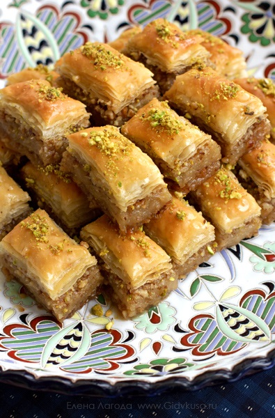 Baklava (Baklava török), ízlés útmutató