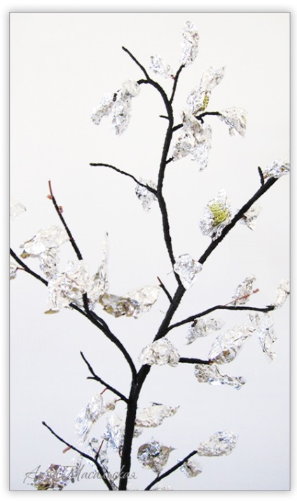 Birch din margele de mâini proprii - Floristica cu margele de la Anna Masalskaya
