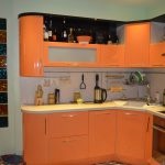 Bucătărie neagră și portocalie 60 de proiecte de fotografie, design de propriile mâini, video, suită, dale