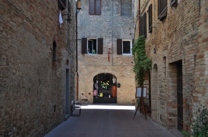 San Gimignano városának megtekintése