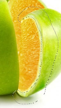 Miracol fructe de mere-portocaliu