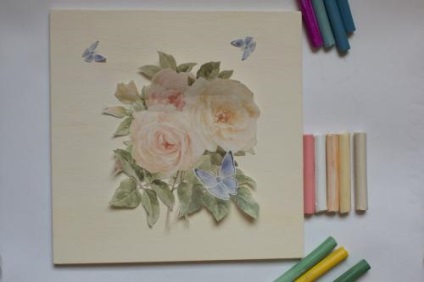 Decoupage - un site pentru fanii decoupage, decoupage cu o nuanță pastel de o bucată de sfaturi practice