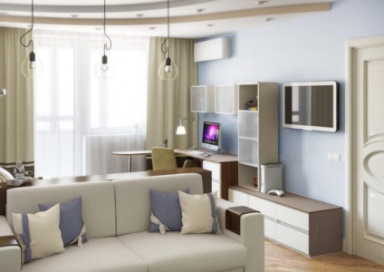 Designul unui apartament cu două camere este o mulțime de oportunități pentru a crea o casă confortabilă pentru tot