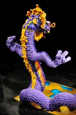 Dragon din plasticină, lecții de sculptură