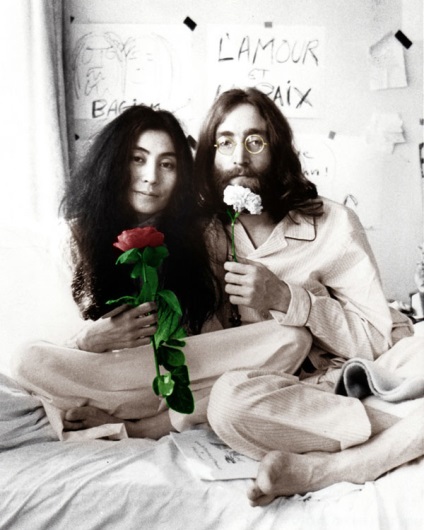 John Lennon și yoko it (poveste de dragoste, 26 poze)